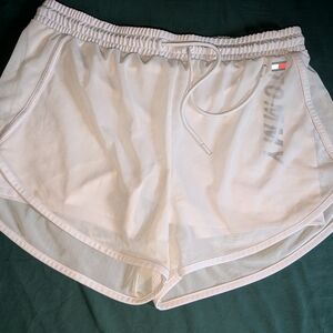 Tommy Hilfiger Women's Cream Athletic Shorts
